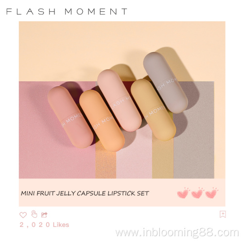 Moisturizing Waterproof Women Mini Capsule Lipstick Set